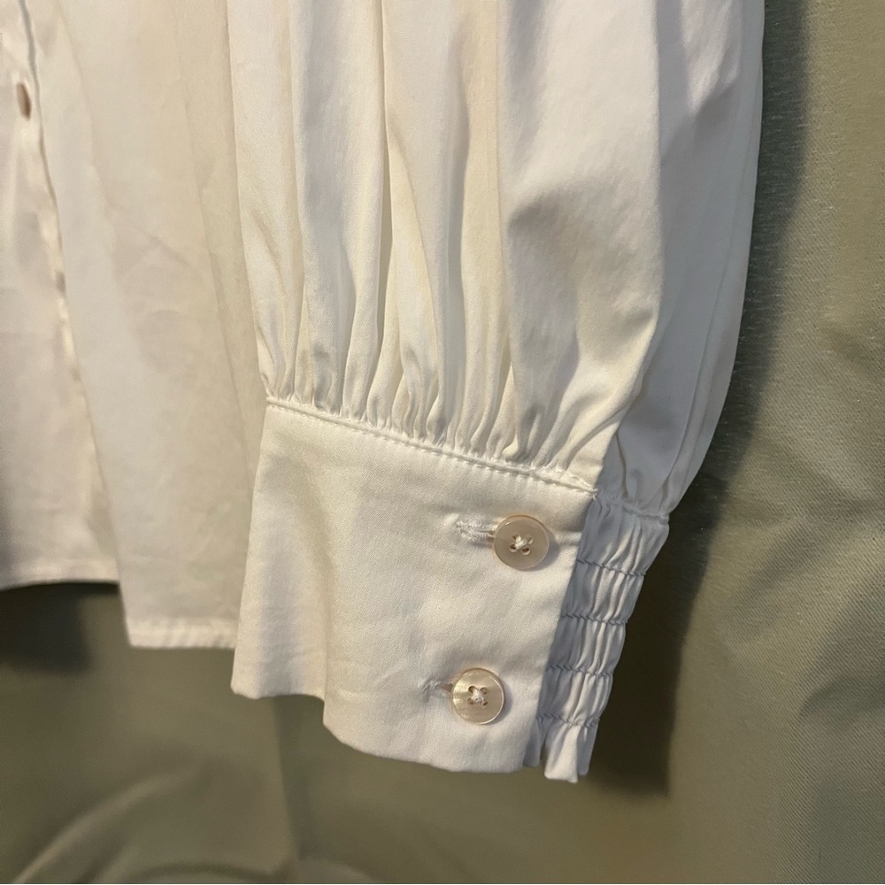 Chico's Classic White Button-Down - image 2